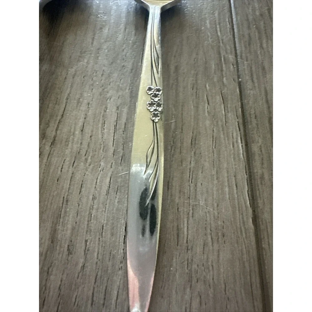 Oneida Community Silverplate 1960 Enchantment Gentle‎ Rose 4 Teaspoons
